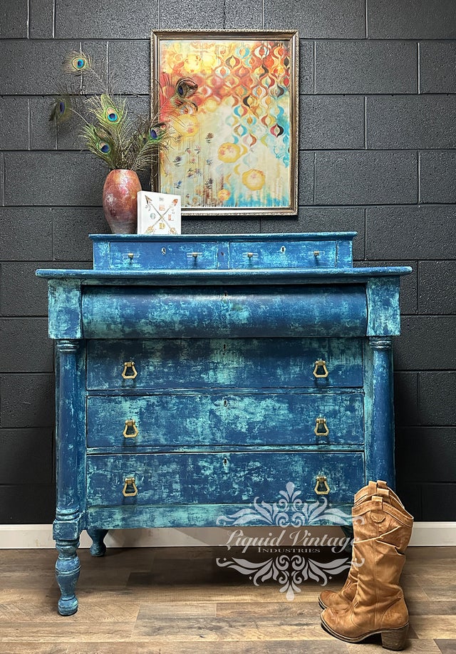 Vintage boho dresser deals